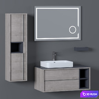 Bathroom Furniture Set -22 | Elantra 100 3D Model Vray
