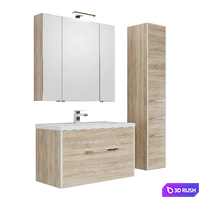 Furniture set Augusta 58/75/100 sonoma oak 3D Model