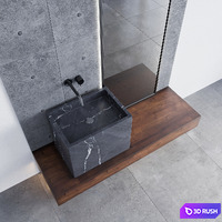 Bathroom furniture 1 3D Model Vray, Corona