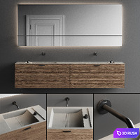Inbani Grate 03 Vanity Unit Set 4