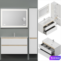 Am.Pm X-Joy 100 + Pencil case wall / floor 3D Model Vray, Corona