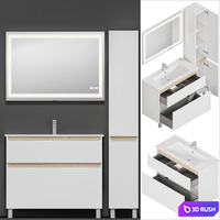Am.Pm X-Joy 100 + Pencil case wall / floor 3D Model Vray, Corona