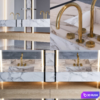 Bathroom furniture 59 3D Model Vray, Corona