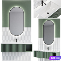 Bathroom furniture 62 3D Model Vray, Corona