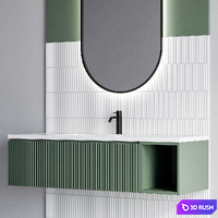 Bathroom furniture 62 3D Model Vray, Corona