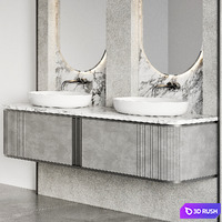 Bathroom Furniture 20 3D Model Vray, Corona