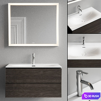 Duravit L-Cube Vanity Unit Set 2 3D Model Vray, Corona