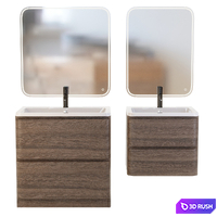 Cabinet with sink BelBagno Albano 3D Model Vray, Corona