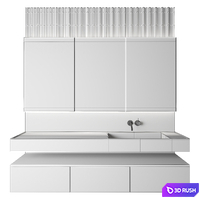 Luxury Bathroom 58 3D Model Vray, Corona