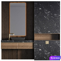 Bathroom Furniture 30 3D Model Vray, Corona