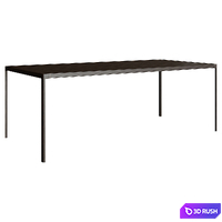 Dining table PIANCA INARI table 3D Model Corona