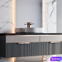 Bathroom furniture 77 3D Model Vray, Corona