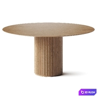 Asplund Palais Royal 150 Dining Table 3D Model Vray, Corona