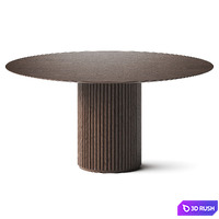 Asplund Palais Royal 150 Dining Table 3D Model Vray, Corona