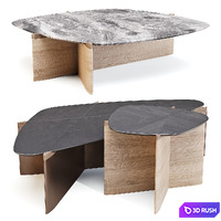 Giorgetti: Griffe - Coffee and Side Tables 3D Model Corona