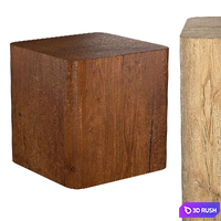 OSLO PLINTH SQUARE SIDE TABLE 3D Model
