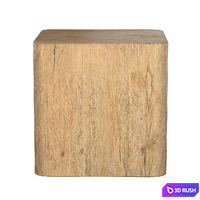 OSLO PLINTH SQUARE SIDE TABLE 3D Model Vray, Corona