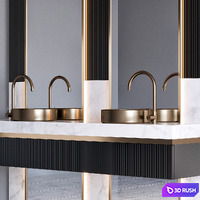 Bathroom furniture 79 3D Model Vray, Corona