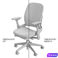 Steelcase Leap 3D Model Corona