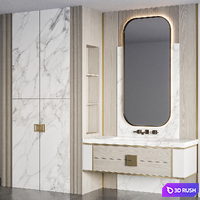 Bathroom Furniture 38 3D Model Vray, Corona