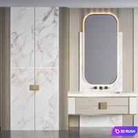 Bathroom Furniture 38 3D Model Vray, Corona