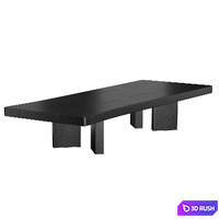 Cassina 515 Plana Coffee Table 3D Model Vray, Corona