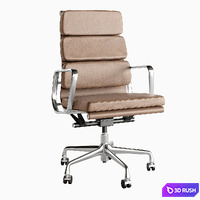 Eames Soft Pad Chairs by Herman Miller 3D Model Corona