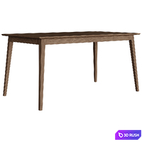 Dining table Karpenter Vintage Table 3D Model Corona