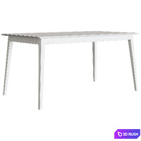 Dining table Karpenter Vintage Table 3D Model Corona
