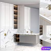 Bathroom furniture 83 3D Model Vray, Corona