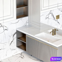 Bathroom furniture 83 3D Model Vray, Corona