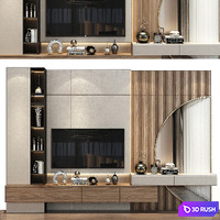 TV shelf 0560 3D Model Vray