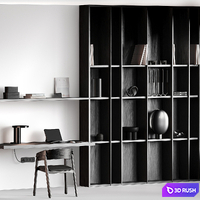 Workplace 055 3D Model Corona