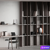 Workplace 055 3D Model Corona
