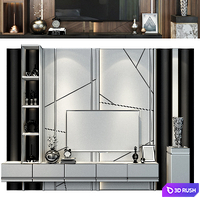 TV shelf 0562 3D Model Vray