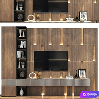 TV stand 27 3D Model Vray