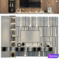 TV stand 27 3D Model Vray