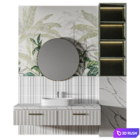Luxury Bathroom 235 3D Model Vray, Corona