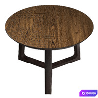 Coffee table A la russe M from Uniquely 3D Model Corona