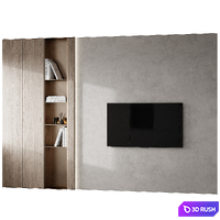TV set 9 3D Model Vray, Corona