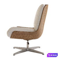 Burbank Desk Chair 3D Model Vray, Corona