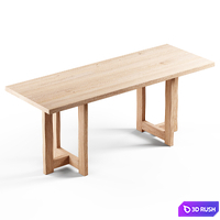 Zara Home - Desk 01 by Vincent Van Duysen 3D Model Vray