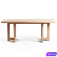 Zara Home - Desk 01 by Vincent Van Duysen 3D Model Vray