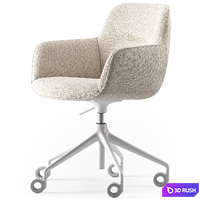 Calligaris Cocoon office chair 3D Model Vray, Corona