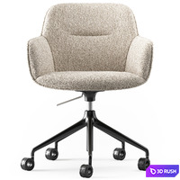 Calligaris Cocoon office chair 3D Model Vray, Corona
