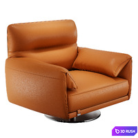 Modern Tampa Swivel Armchair 3D Model Corona