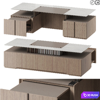 Giorgetti G Code Desk 3D Model Vray, Corona