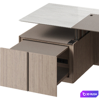 Giorgetti G Code Desk 3D Model Vray, Corona