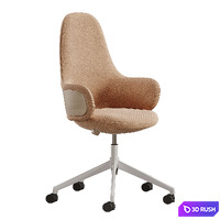 Alki Lan Office Chair 3D Model Vray, Corona