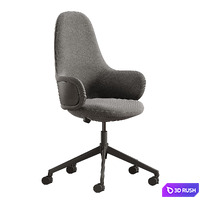 Alki Lan Office Chair 3D Model Vray, Corona